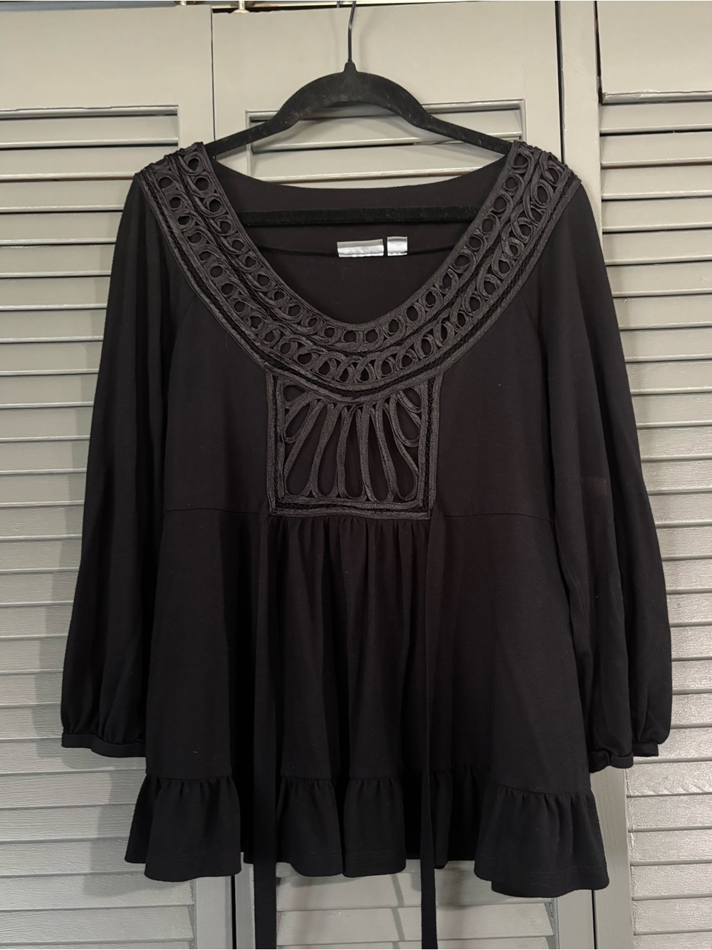 Apt. 9 Y2K Petite Long Sleeve Blouse